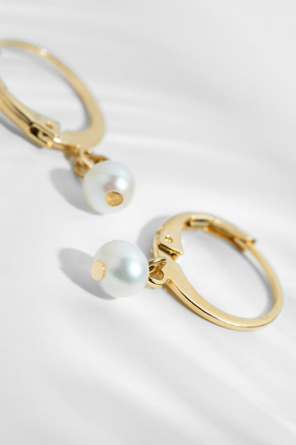 Dormeuses perles Ondine