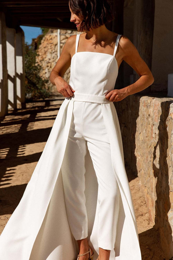 Sur-jupe Auriane blanche