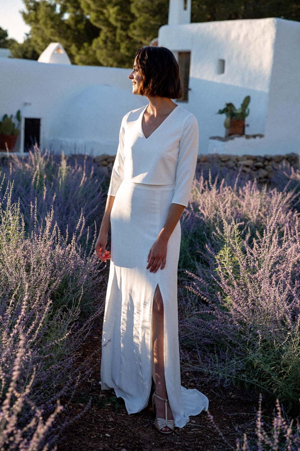 Jupe Blandine blanche