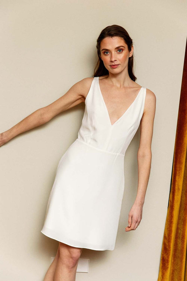 Robe Violette blanche