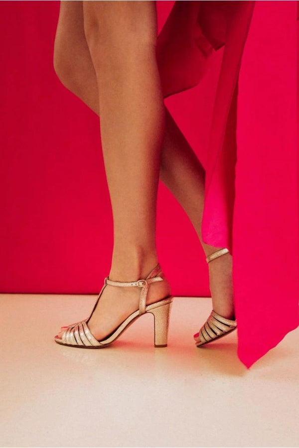 Daisy champagne gold sandals