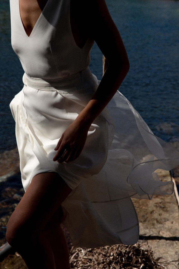 Sur-jupe Auriane organza