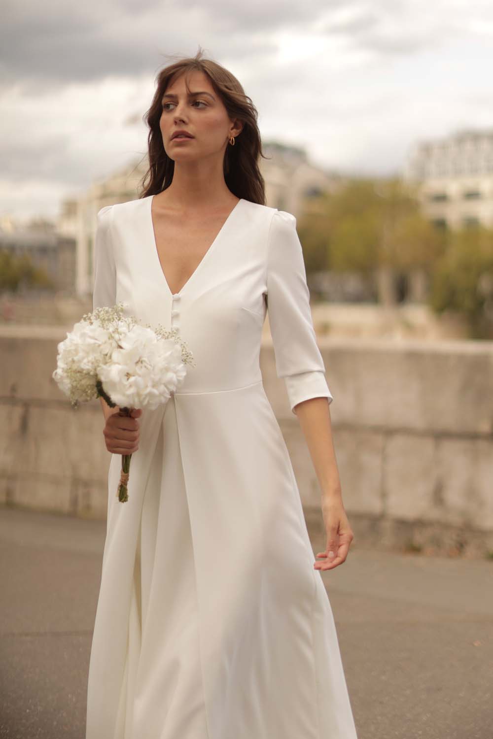 Robe Manteau Femme Ceremonie Sur-robe Ou Manteau De Mariée Maison