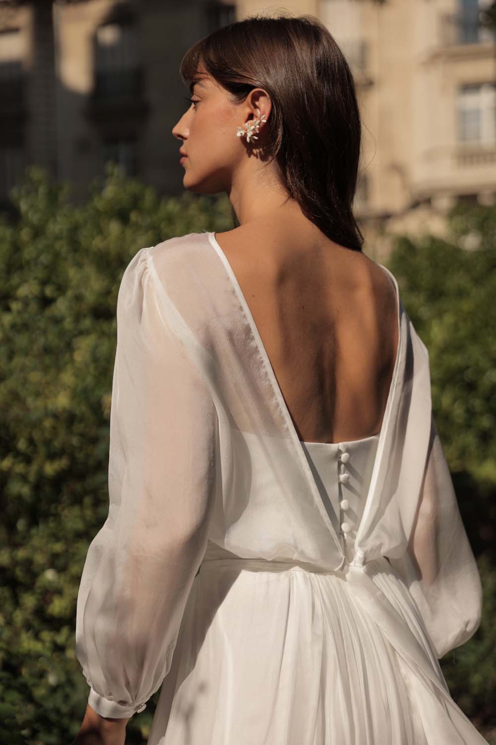 Maison Lemoine Maison La Mariee Maison Lemoine Robe Fleurie Dos