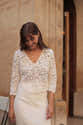 Lot De 2 Hauts Femme Y2k En Dentelle Florale - Manches Longues Transparentes Et Boléro Dos Nu - 20% Coton 80% Polyester - Tailles S à XL - 2