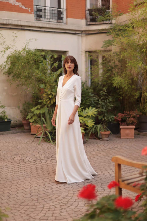 Sur-robe Naomi blanche