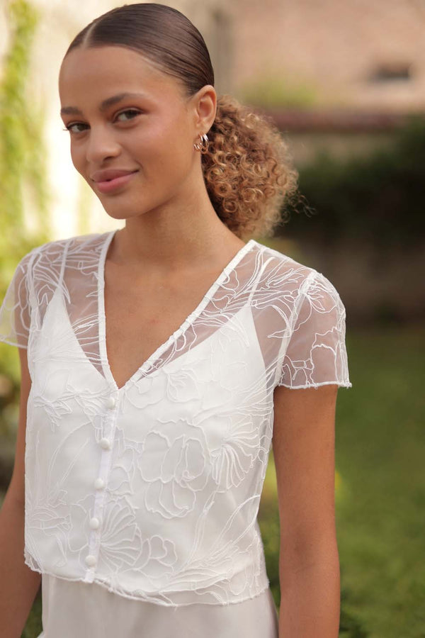 Haut Julia Roses Sauvages