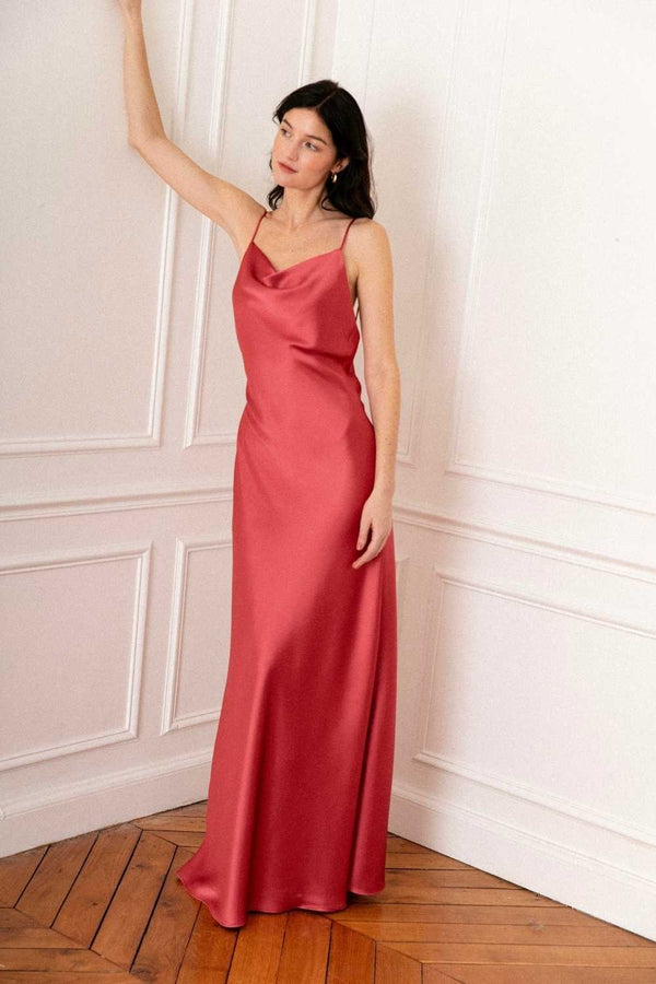 Robe Agnetha framboise