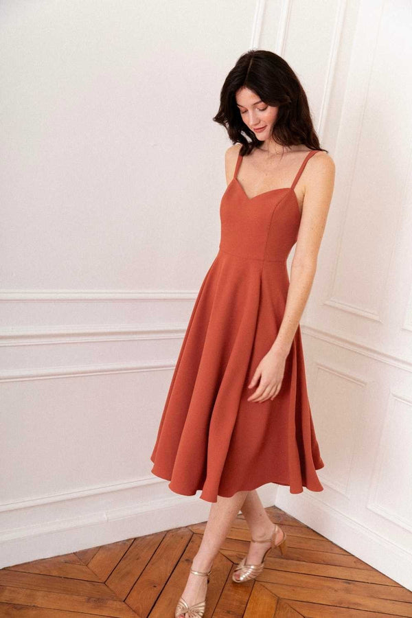 Robe Marianne terracotta