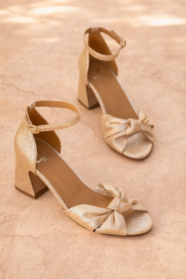 Sandales Grace champagne irisé