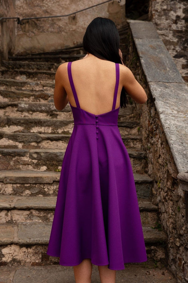 Marianne Violet Dress