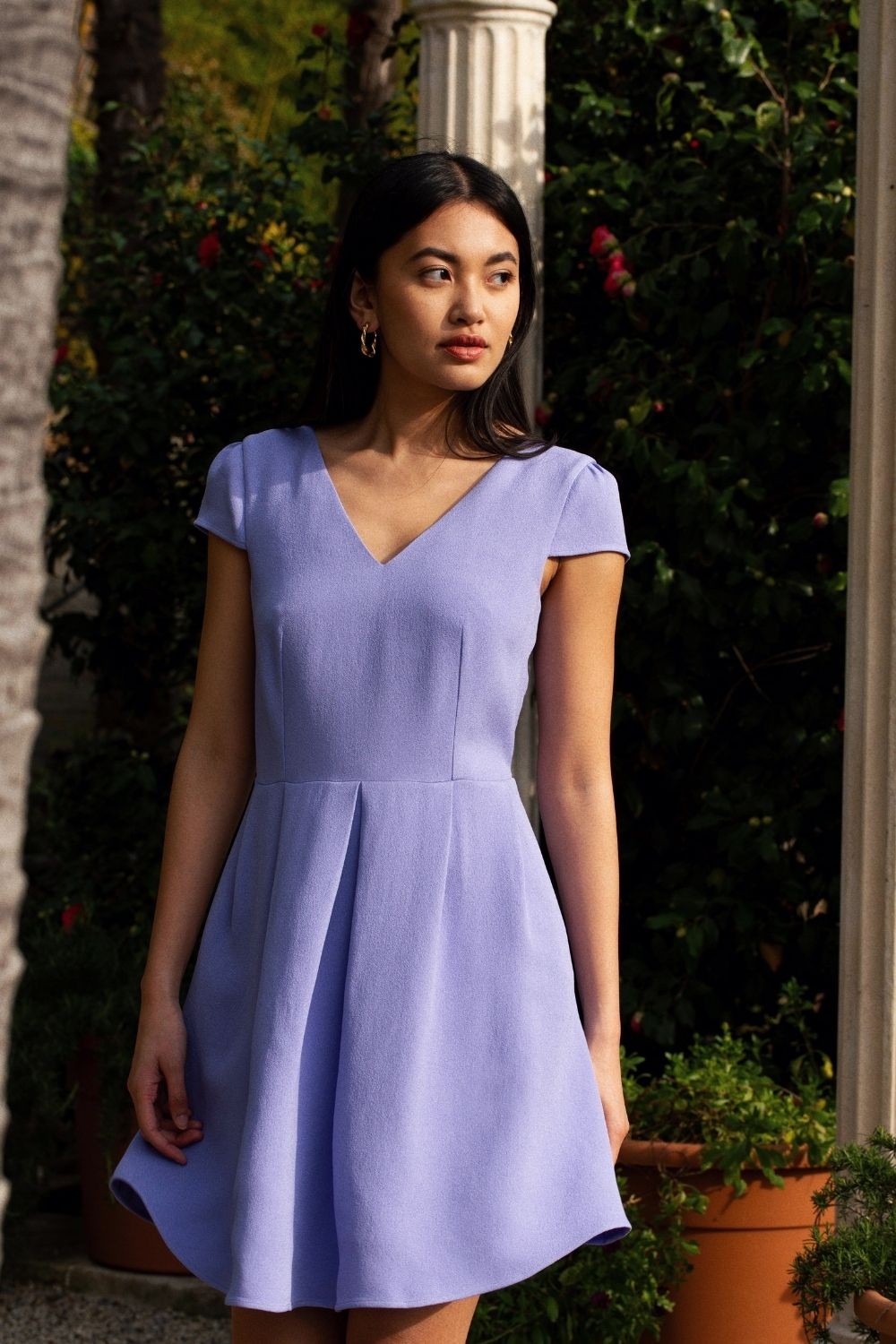 Robe à volants - Blanc/violet/bleu/jaune - Kiabi - 15.00