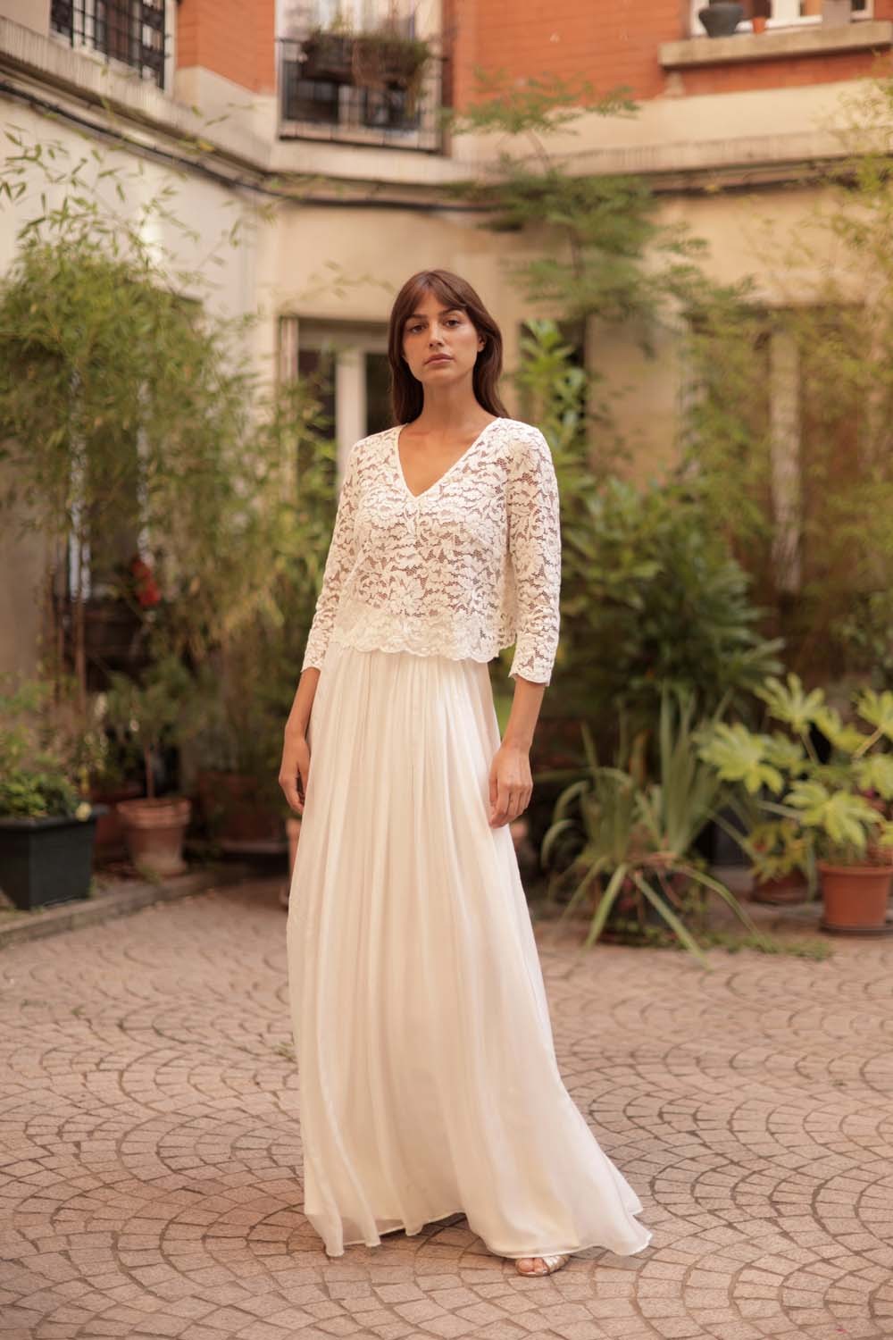Jupes Robe Longue Vente Privee Jupe De Mariée Longue Fluide En