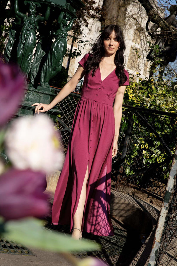 Robe Manon purple