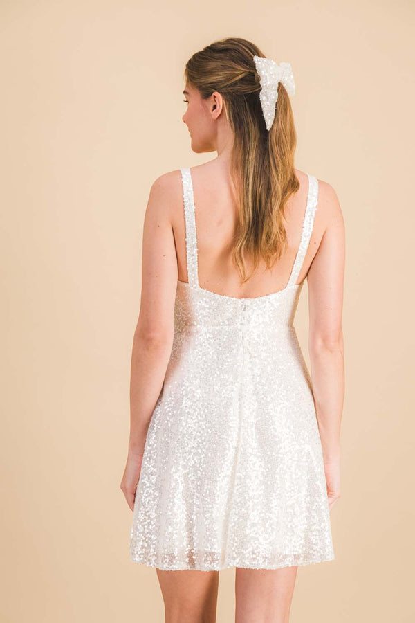 Petit noeud paillettes