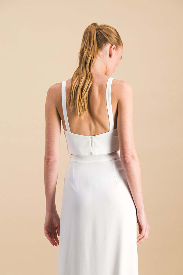Haut Marine blanc