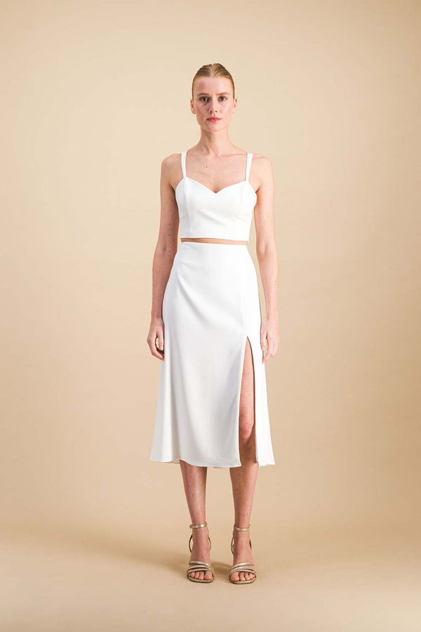 Haut Marine blanc