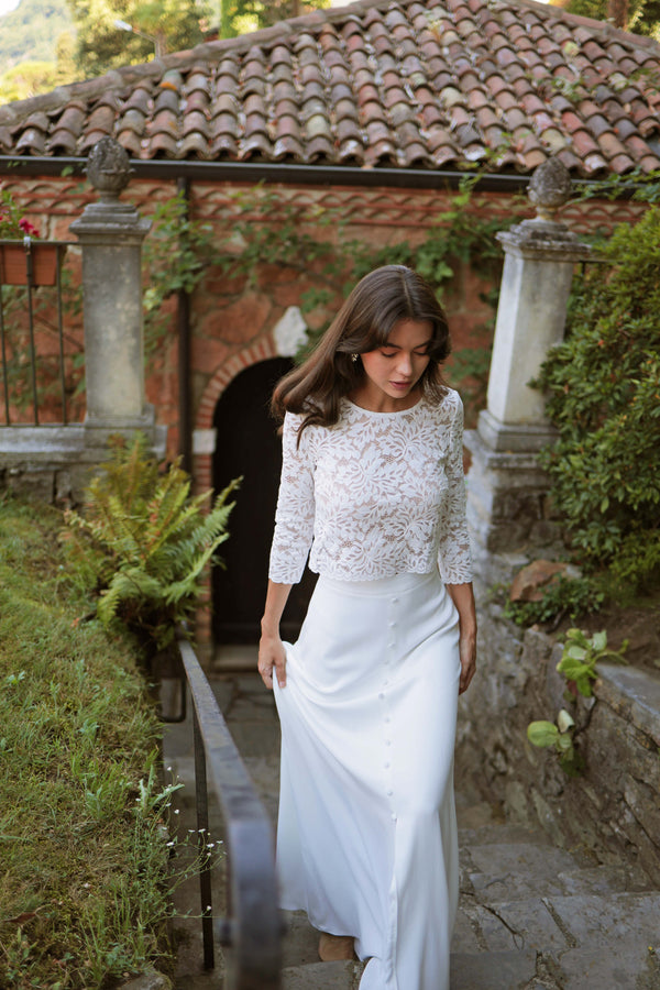 Jupe Carmina blanche