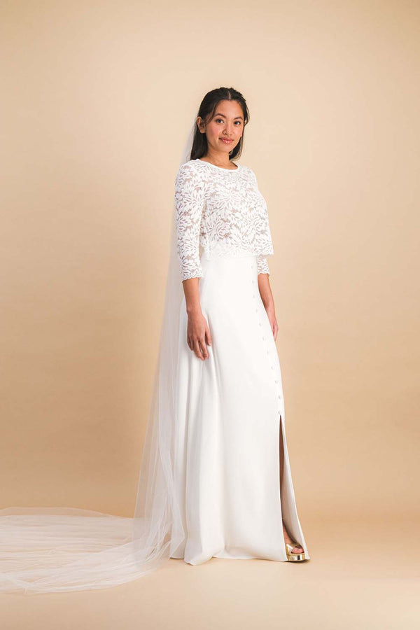 Jupe Carmina blanche