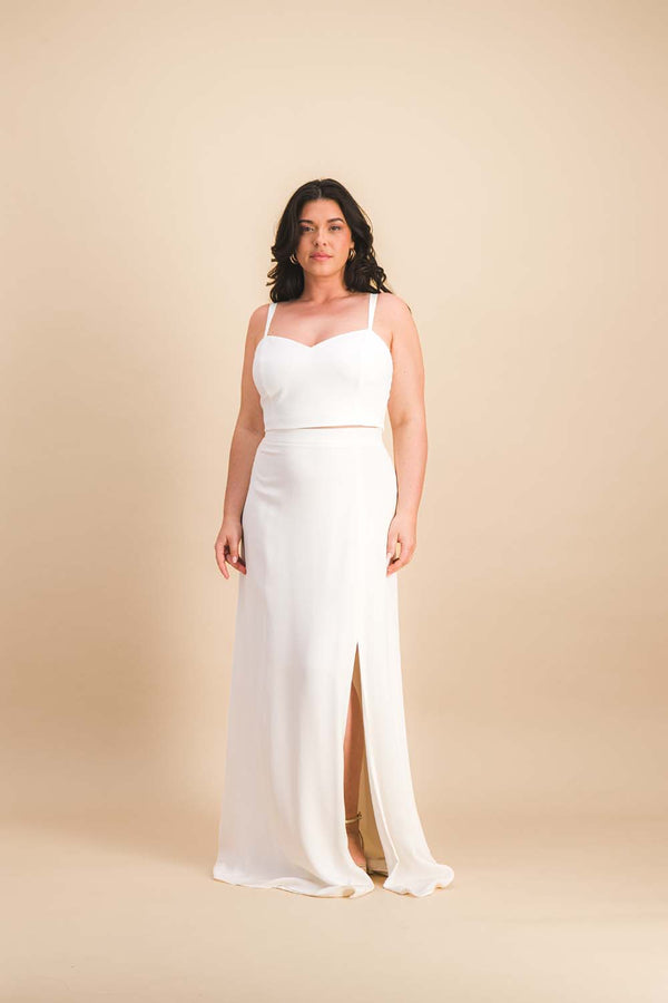 Haut Marine blanc