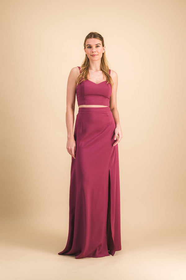 Jupe Blandine purple