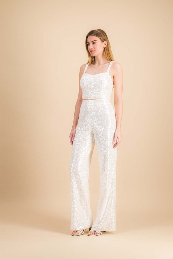 Haut Marine paillettes